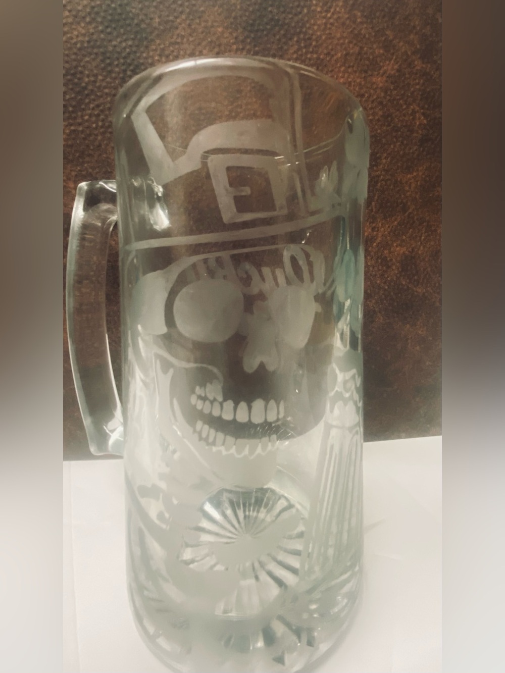 Lucky San Patrick’s Day Glass Beer Mug 26 Oz.